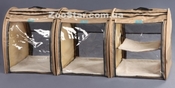 Выставочная палатка для кошек, собак Модуль Тройка Бежевая