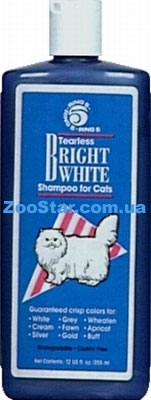 Ring 5 БЕЛЫЙ БЛЕСК (Bright White) 1:4 шампунь для котов светлого окраса, 355 мл. купить в Украине по недорогой цене - зоомагазин ZOOstar