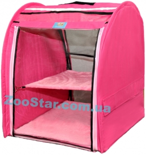  Выставочная палатка для кошек, собак Модуль Единица Розовая
