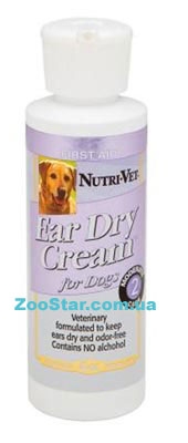 Nutri-vet  ПОДСУШИВАЮЩИЙ КРЕМ крем для ухода за ушами собак и котов "Ear Dry Cream" 113 гр 