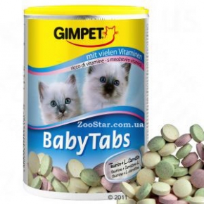 Gimpet   Гимпет Бэби Табс "Baby Tabs" (Гимпет Бэби Табс) витамины для котят (250 таб)