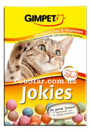 "Jokies" витамины для кошек (400 шт), VP-55, KR-898 купить в Украине по недорогой цене - зоомагазин ZOOstar