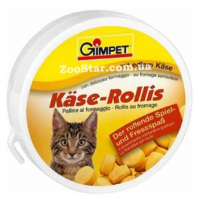  "Kase-Rollis" Витаминизированные сырные ролики для кошек (400 таб)
