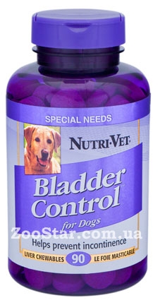 Nutri-vet «КОНТРОЛЬ МОЧЕВОГО ПУЗЫРЯ» комплекс от недержания мочи у собак, жевательные таблетки