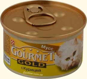 Gourmet Gold (Гурмет Голд) - мусс из курицы (паштет), 85 грамм