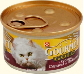 Gourmet Gold (Гурмет Голд) - курица, печень, 85 грамм