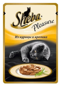 Sheba(Шеба) Pleasure из курицы и кролика