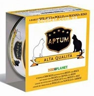 Aptum  Консервы для взрослых котов APTUM с цыпленком, телятиной и тыквой 85 гр