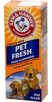 Arm&Hammer  Pet Fresh Carpet Odor Eliminator дезодорант для ковров в виде порошка