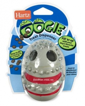Hartz  OOGIE Dog Toy™And Treat Dispenser (small) Мяч наполняемый лакомством , каучук , маленький