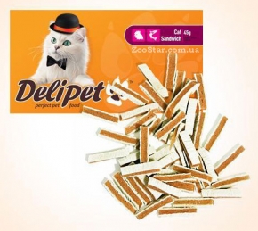 Delipet KR-3093 (Делипет)  Сэндвич с курицей и минтаем (хлорофилл) 