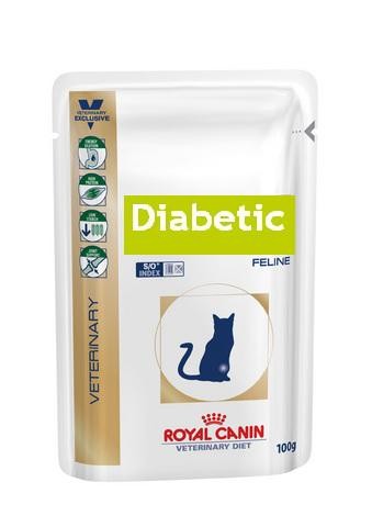DIABETIC FELINE Pouches Ветеринарная диета для кошек, страдающих сахарным диабетом купить в Украине по недорогой цене - зоомагазин ZOOstar