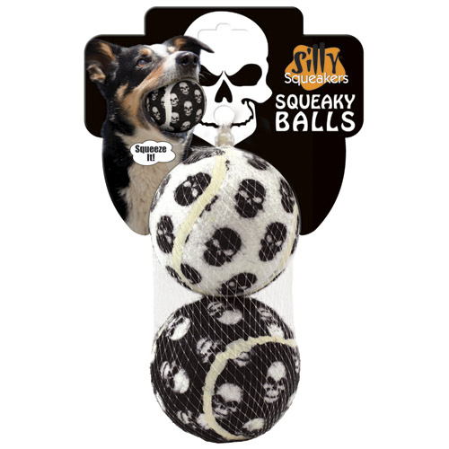 Теннис мяч череп (Tennis Balls-Skull) игрушка для собак купить в Украине по недорогой цене - зоомагазин ZOOstar