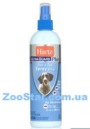 Спрей для собак от клещей, блох и бл.яиц Ultra Guard Plus Flea&Tick Spray for Dogs 296 мл