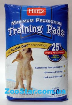 Супервпитывающие антибактериальные пеленки с привлекающим запахом для щенков и собак Training Academy Training Pads,  Размер 60х60 см. 80 шт.