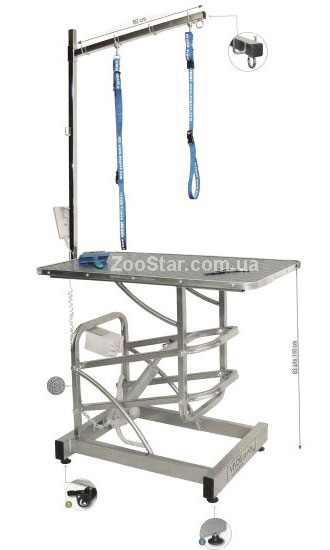 Стол для груминга с электроподъемником для средних и малых пород TA127B купить в Украине по недорогой цене - зоомагазин ZOOstar