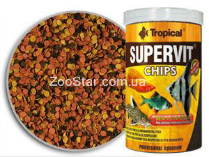 Supervit Chips - корм в таблетках для рыб донной зоны в виде шариков купить в Украине по недорогой цене - зоомагазин ZOOstar
