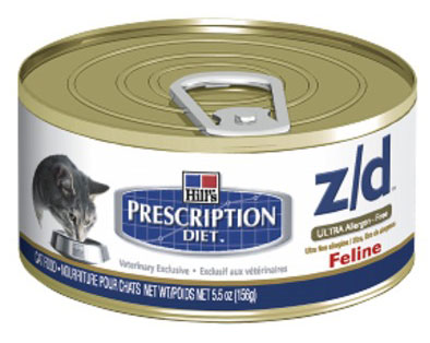 "Prescription Diet Feline z/d" Консервы для кошек при пищевой аллергии и непереносимости пищи купить в Украине по недорогой цене - зоомагазин ZOOstar