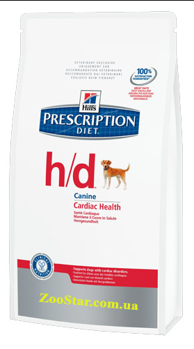 Prescription Diet™ Canine h/d™ лечебный корм для собак для поддержания функций сердечно-сосудистой системы купить в Украине по недорогой цене - зоомагазин ZOOstar