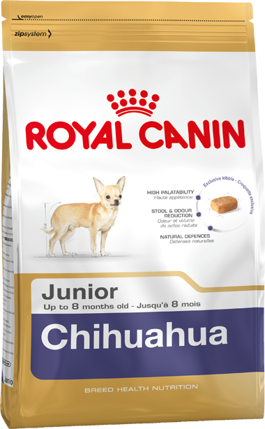 CHIHUAHUA JUNIOR корм для щенков чихуахуа до 8 месяцев, 0,5 кг