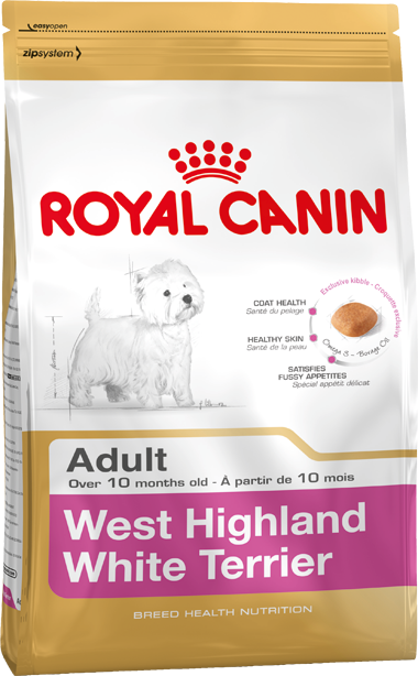 West Highland White Terrier 21 корм для Вест-хайленд-уайт-терьеров старше 10 месяцев