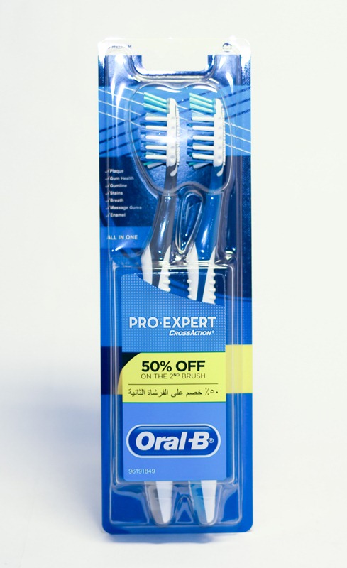 Зубная щетка - ProExpert "Все в одном" 40, средняя, 2 шт.