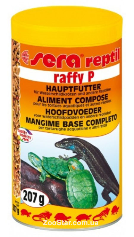 Раффи Р "Raffy P" - Основной корм для водяных черепах и ящериц купить в Украине по недорогой цене - зоомагазин ZOOstar