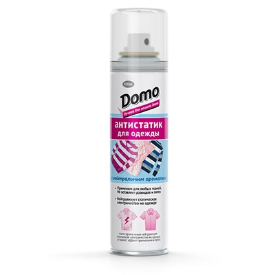 "Domo" (Домо) "Антистатик для одежды" Эффективное средство для снятия статического электричества на одежде. 