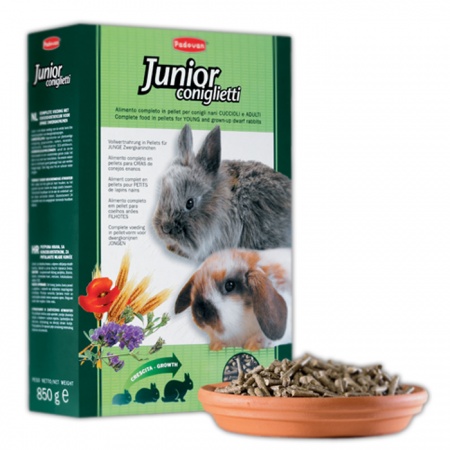 "Junior Coniglietti" корм для молодых декоративных кроликов купить в Украине по недорогой цене - зоомагазин ZOOstar