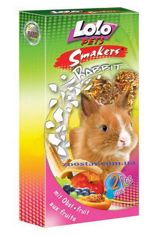 "Lolo pets" Smakers® с овощами для кролика 90 г