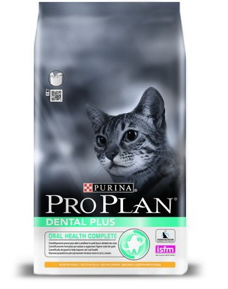 Сухой корм для кошек здоровье зубов и полости рта "PRO PLAN Dental Plus"