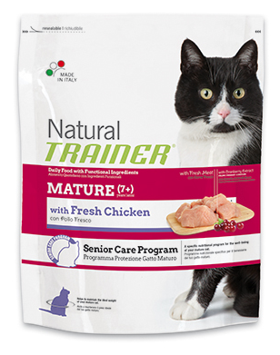 Trainer Natural Mature Cat - корм для зрелых кошек  со свежей курицей