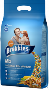 "Brekkies Excel Dog Maxi 25+" для взрослых собак крупных пород, 15 кг