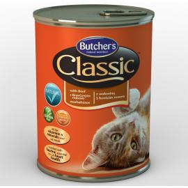 Butcher`s Cat Classic консервы для кошек говядина 