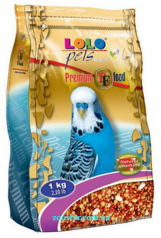 ПРЕМИУМ полнорационный корм для волнистых попугаев 1 кг