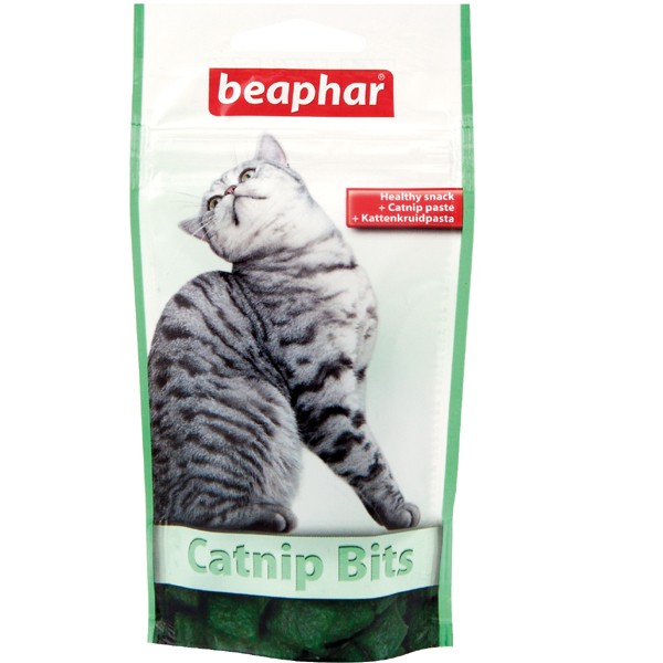 Beaphar VP-262Catnip-Bits, Беафар Лакомство для кошек, с кошачьей мятой, уп. 75 шт.