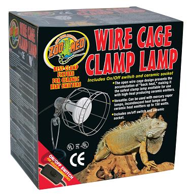 Светильник для керамических ламп Repti Porcelain Clamp Lamp (максимум 150 Ватт)