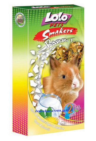 Smakers с йогуртом и одуванчиком для кролика 90 г