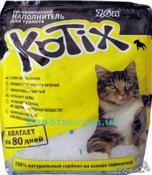 Наполнитель силикагелевый "KOTIX", 7,6 литров