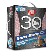Суперадсорбирующий наполнитель на основе чистого аттапулгита "30-DAY Super Absorbent Cat Litter"