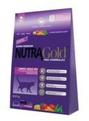 "Nutra Gold Finicky" Сухой корм для аллергичных кошек, фиолетовая