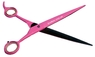 Профессиональные классические ножницы, с защитным покрытием, экстра, розовые