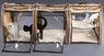 Выставочная палатка для кошек, собак Модуль Тройка Бежевая