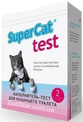 Наполнитель Супер кет Supercat SuperCat Test тест на мочекаменную болезнь 0,75 кг