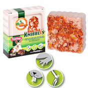 Мел с морковью для гигиены зубов для грызунов - KNIBBLES CARROT CUBES 