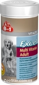 Мультивитаминный комплекс для взрослых собак,  Excel Multi Vit-Adult, 70 таб.