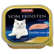 "VOM FEINSTEN"  (Вом Фейнштен) Консервы для кошек "Маре с лососем и креветками", 100гр