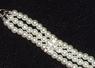 Ожерелье жемчужное трехрядное "Прелесть" белое, Италия