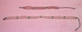  Ожерелье жемчужное двухрядное "Сюрприз" розовое, Италия