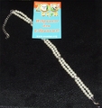  Ожерелье жемчужное двухрядное "Сюрприз" белое, Италия